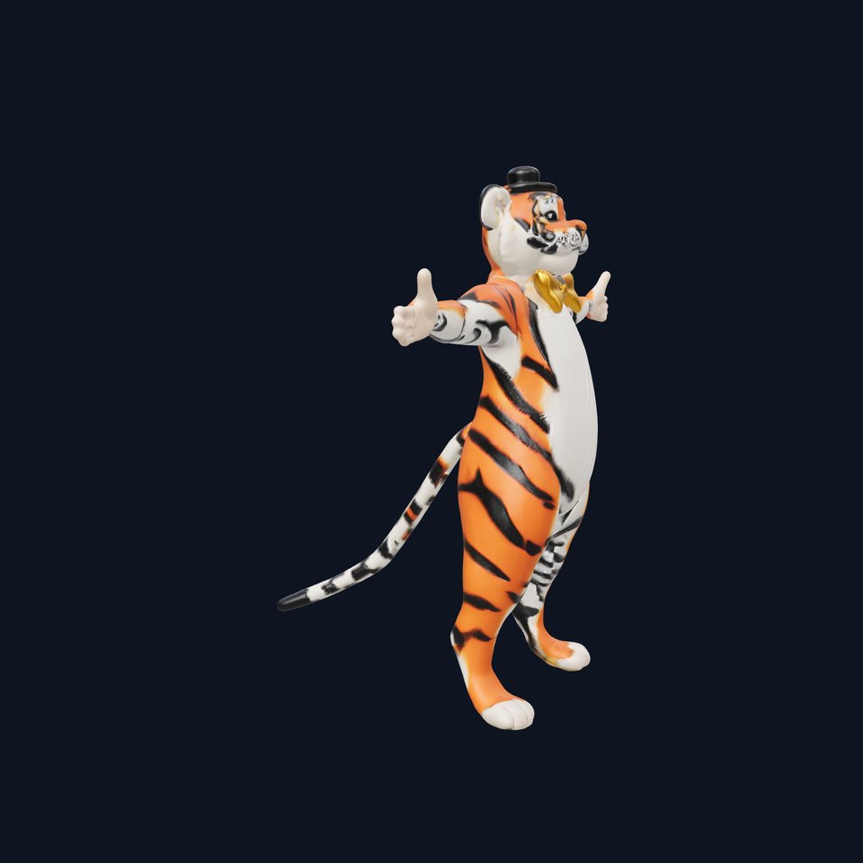 Elegant Tiger Performer model pack
